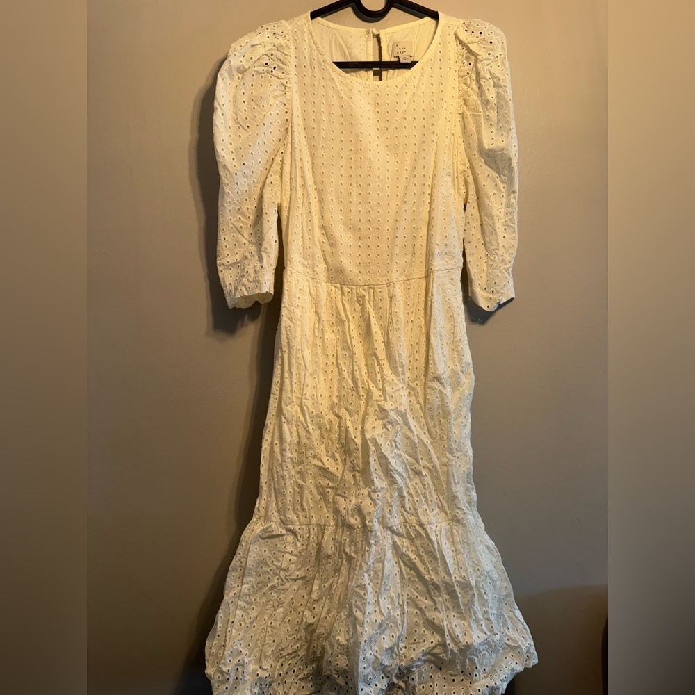 A New Day Dress White